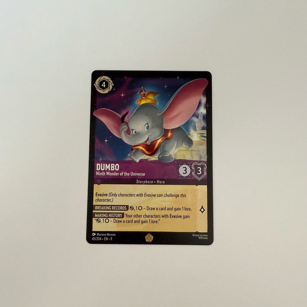 Dumbo (Ninth Wonder Of The Universe) LEGENDARY - Cold Foil NM Lorcana Fabled